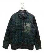 Patagoniaパタゴニア）の古着「Recycled Down Shirt Jacket」｜グリーン
