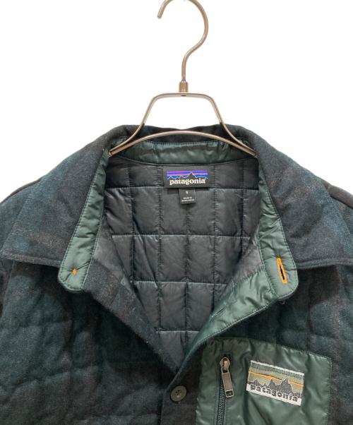 Patagonia（パタゴニア）Patagonia (パタゴニア) Recycled Down Shirt Jacket グリーン サイズ:SIZE Sの古着・服飾アイテム