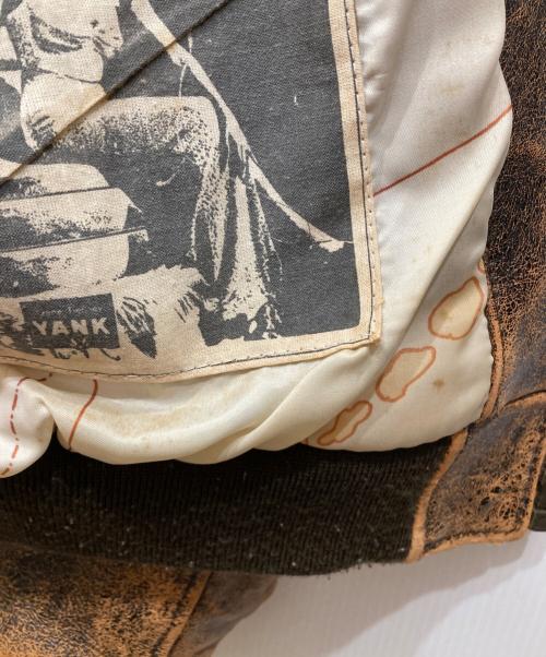 THE ORIGIN REBEL（オリジンレーベル）THE ORIGIN REBEL (オリジンレーベル) レザージャケット ブラウン サイズ:SIZE Mの古着・服飾アイテム
