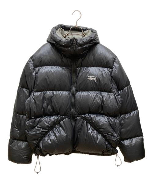 stussy（ステューシー）stussy (ステューシー) Micro Ripstop Down Parka ブラック サイズ:SIZE XLの古着・服飾アイテム