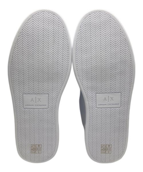 ARMANI EXCHANGE（アルマーニ エクスチェンジ）ARMANI EXCHANGE (アルマーニ エクスチェンジ) AXロゴ レースアップスニーカー ホワイト サイズ:SIZE 42 未使用品の古着・服飾アイテム