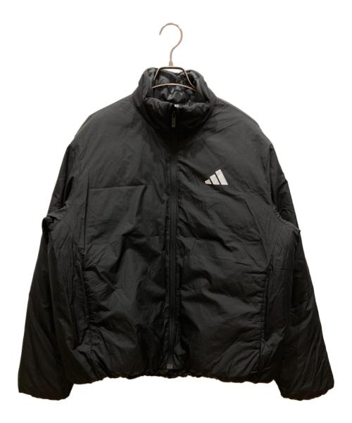 adidas（アディダス）adidas (アディダス) ESS 3S PUFFER ダウンジャケット ブラック サイズ:SIZE Lの古着・服飾アイテム