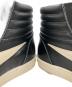 中古・古着 RICK OWENS (リックオウエンス) HIGH VINTAGE SNEAKS ブラック サイズ:SIZE 43：70000円