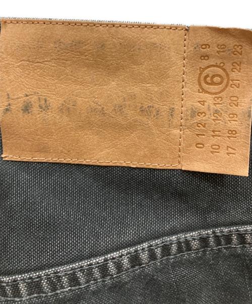 MM6 Maison Margiela（エムエムシックスメゾンマルジェラ）MM6 Maison Margiela (エムエムシックスメゾンマルジェラ) 5 POCKET DENIM ブラック サイズ:SIZE 30の古着・服飾アイテム