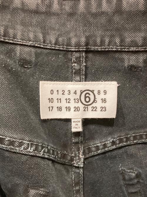 MM6 Maison Margiela（エムエムシックスメゾンマルジェラ）MM6 Maison Margiela (エムエムシックスメゾンマルジェラ) 5 POCKET DENIM ブラック サイズ:SIZE 30の古着・服飾アイテム