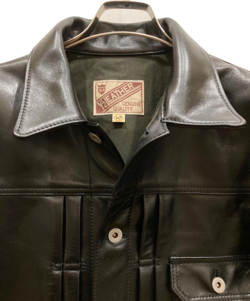 Y'2 leather（ワイツーレザー）Y'2 LEATHER (ワイツーレザー) EB-140 ECO HORSE 1st G JACKET ブラック サイズ:SIZE 40の古着・服飾アイテム