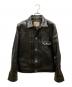 Y'2 LEATHER（ワイツーレザー）の古着「EB-140 ECO HORSE 1st G JACKET」｜ブラック