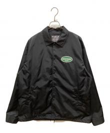Hysteric Glamour（ヒステリックグラマー）の古着「HYSTERIC RECORDS コーチジャケット」｜ブラック
