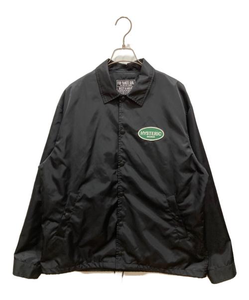 Hysteric Glamour（ヒステリックグラマー）Hysteric Glamour (ヒステリックグラマー) HYSTERIC RECORDS コーチジャケット ブラック サイズ:SIZE Lの古着・服飾アイテム