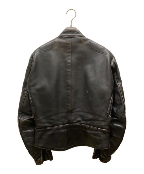 VANSON（バンソン）VANSON (バンソン) レザーライダースジャケット ブラック サイズ:SIZE38の古着・服飾アイテム