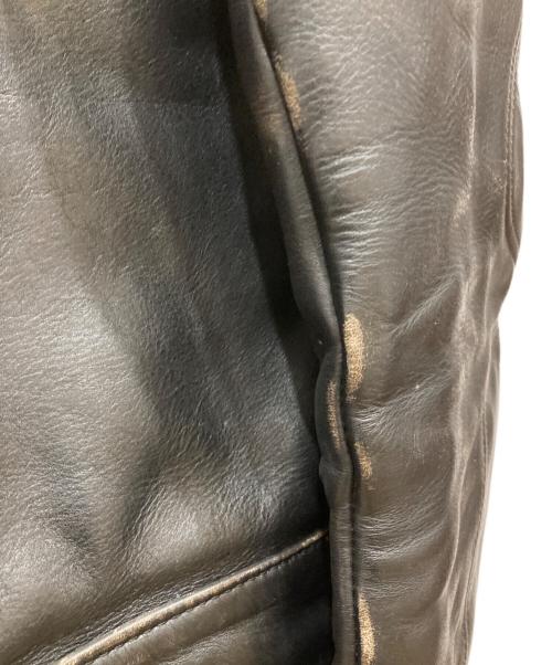 VANSON（バンソン）VANSON (バンソン) レザーライダースジャケット ブラック サイズ:SIZE38の古着・服飾アイテム