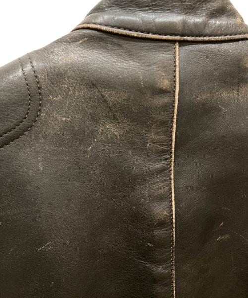 VANSON（バンソン）VANSON (バンソン) レザーライダースジャケット ブラック サイズ:SIZE38の古着・服飾アイテム