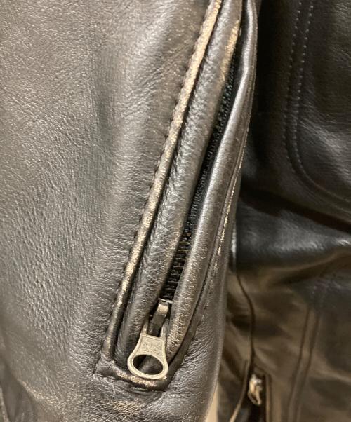 VANSON（バンソン）VANSON (バンソン) レザーライダースジャケット ブラック サイズ:SIZE38の古着・服飾アイテム