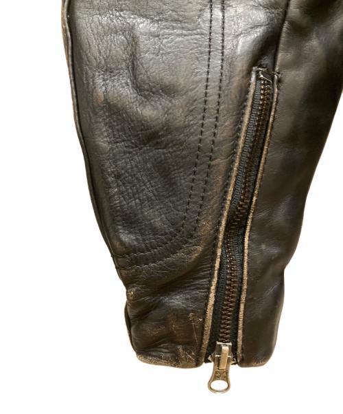 VANSON（バンソン）VANSON (バンソン) レザーライダースジャケット ブラック サイズ:SIZE38の古着・服飾アイテム