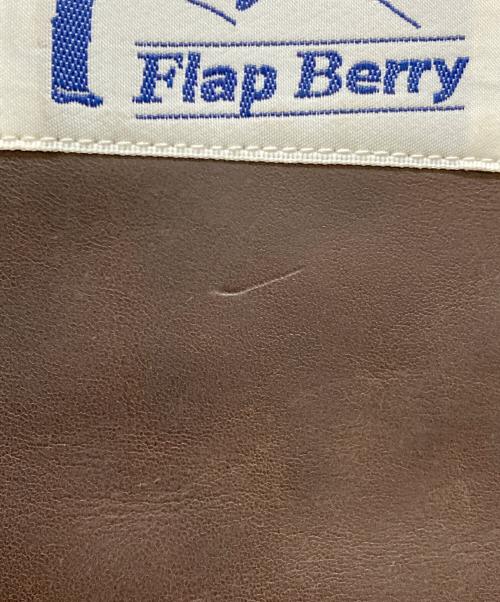 flap berry（フラップベリー）Flap Berry (フラップベリー) 鷹狩切替ワークパンツ インディゴ×ブラウン サイズ:SIZE 36の古着・服飾アイテム