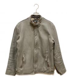 Schott（ショット）の古着「クラシックレザージャケット」｜グレー