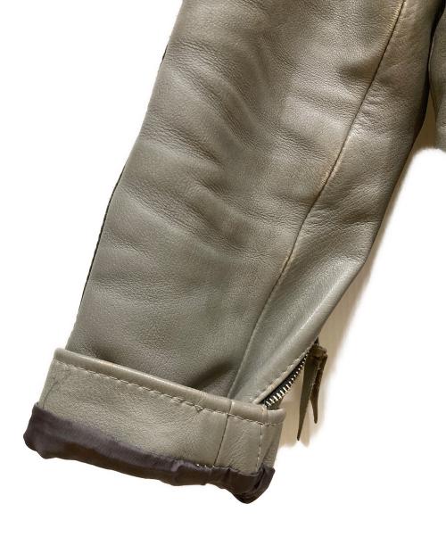 Schott（ショット）Schott (ショット) クラシックレザージャケット グレー サイズ:SIZE Lの古着・服飾アイテム