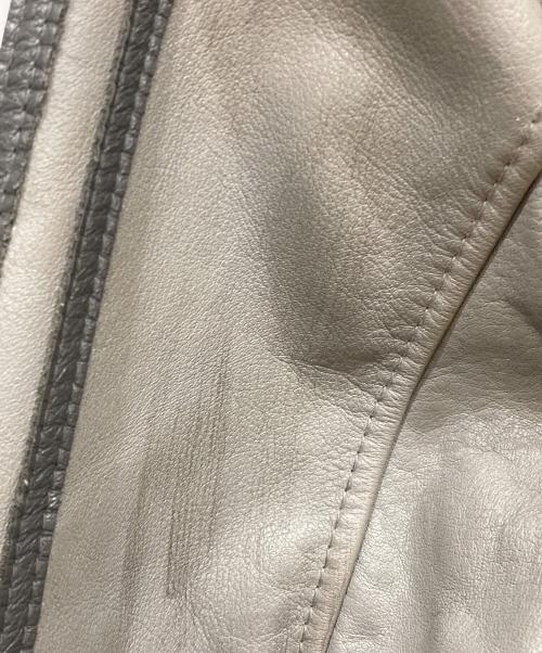 Schott（ショット）Schott (ショット) クラシックレザージャケット グレー サイズ:SIZE Lの古着・服飾アイテム