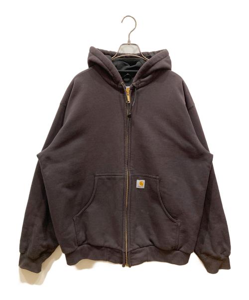 CarHartt（カーハート）CarHartt (カーハート) 裏サーマルジップパーカー ブラック サイズ:SIZE Lの古着・服飾アイテム