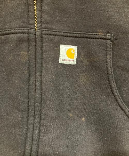 CarHartt（カーハート）CarHartt (カーハート) 裏サーマルジップパーカー ブラック サイズ:SIZE Lの古着・服飾アイテム