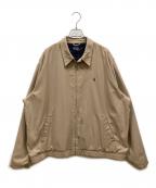 POLO RALPH LAURENポロ・ラルフローレン）の古着「ロゴ刺繍スイングトップ」｜ベージュ