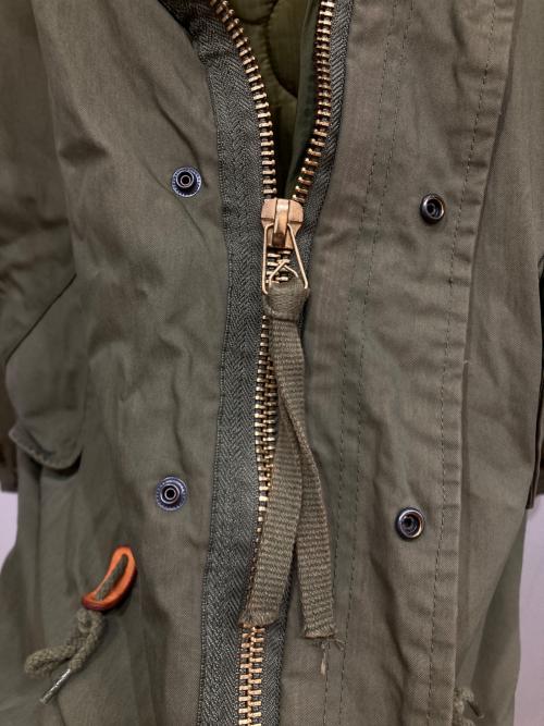 USED（ユーズド）USED (ユーズド) M-65 フィッシュテールパーカー カーキ サイズ:SIZE XSの古着・服飾アイテム