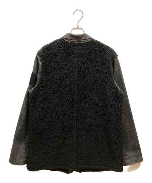 NEIGHBORHOOD（ネイバーフッド）NEIGHBORHOOD (ネイバーフッド) ボアデニムカバーオール ブラック サイズ:SIZE Mの古着・服飾アイテム