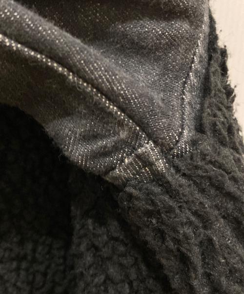 NEIGHBORHOOD（ネイバーフッド）NEIGHBORHOOD (ネイバーフッド) ボアデニムカバーオール ブラック サイズ:SIZE Mの古着・服飾アイテム
