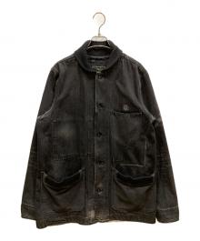 NEIGHBORHOOD（ネイバーフッド）の古着「デニムカバーオール」｜ブラック
