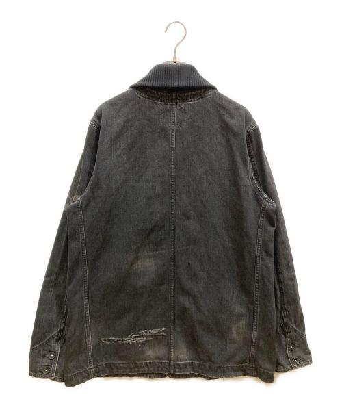NEIGHBORHOOD（ネイバーフッド）NEIGHBORHOOD (ネイバーフッド) デニムカバーオール ブラック サイズ:SIZE Lの古着・服飾アイテム