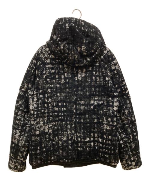 GIORGIO ARMANI（ジョルジオアルマーニ）GIORGIO ARMANI (ジョルジオアルマーニ) ツイード中綿ジャケット ブラック サイズ:SIZE 50の古着・服飾アイテム