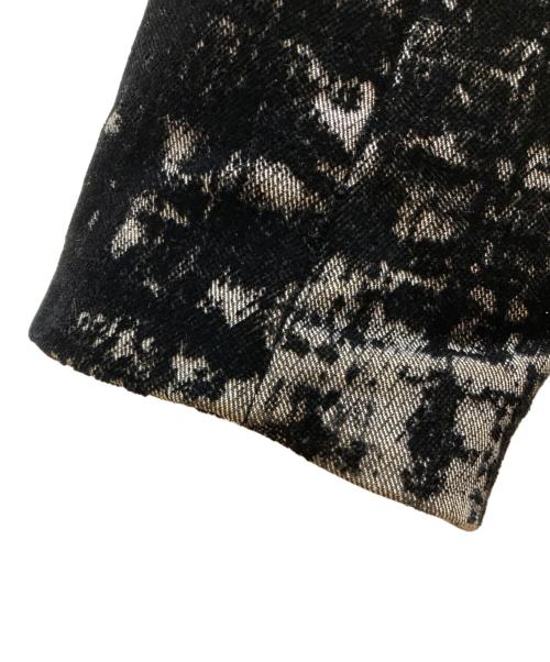 GIORGIO ARMANI（ジョルジオアルマーニ）GIORGIO ARMANI (ジョルジオアルマーニ) ツイード中綿ジャケット ブラック サイズ:SIZE 50の古着・服飾アイテム