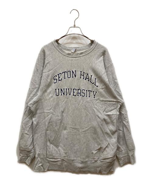 Champion REVERSE WEAVE（チャンピオン リバース ウィーブ）Champion REVERSE WEAVE (チャンピオン リバース ウィーブ) プリントスウェット グレー サイズ:SIZE XXLの古着・服飾アイテム