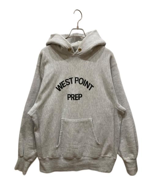 Champion REVERSE WEAVE（チャンピオン リバース ウィーブ）Champion REVERSE WEAVE (チャンピオン リバース ウィーブ) アーチロゴプルオーバーパーカー グレー サイズ:SIZE Lの古着・服飾アイテム