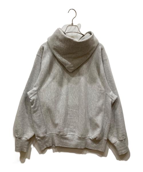 Champion REVERSE WEAVE（チャンピオン リバース ウィーブ）Champion REVERSE WEAVE (チャンピオン リバース ウィーブ) アーチロゴプルオーバーパーカー グレー サイズ:SIZE Lの古着・服飾アイテム