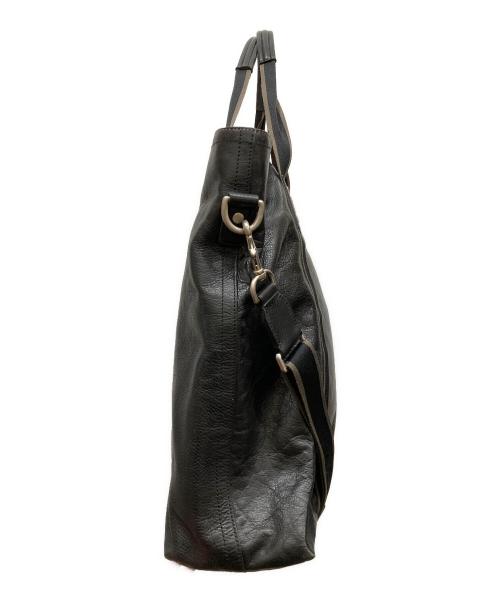 COACH（コーチ）COACH (コーチ) Heritage Web Leather Utility Tote ブラックの古着・服飾アイテム