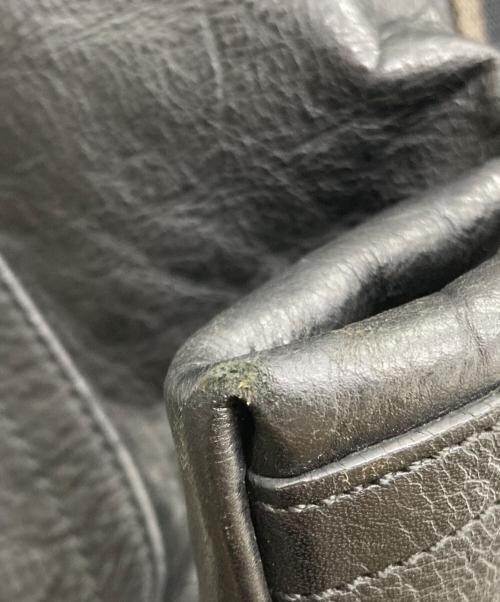 COACH（コーチ）COACH (コーチ) Heritage Web Leather Utility Tote ブラックの古着・服飾アイテム