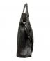 COACH (コーチ) Heritage Web Leather Utility Tote ブラック：7000円