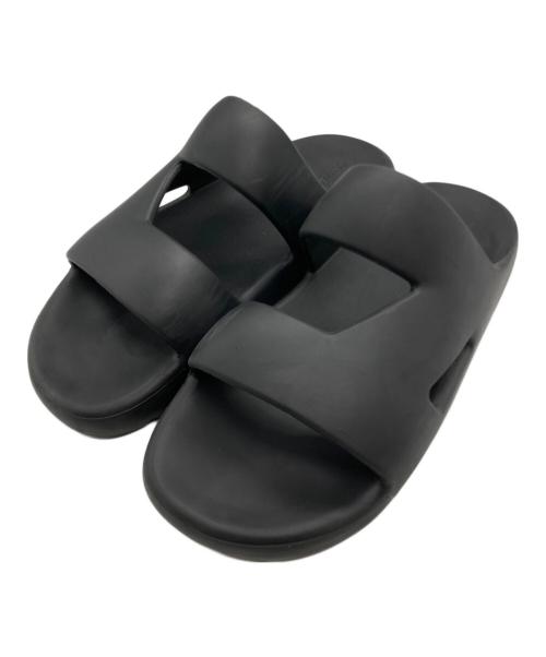 BOTTEGA VENETA（ボッテガベネタ）BOTTEGA VENETA (ボッテガベネタ) バンドスライドサンダル ブラック サイズ:SIZE 42の古着・服飾アイテム