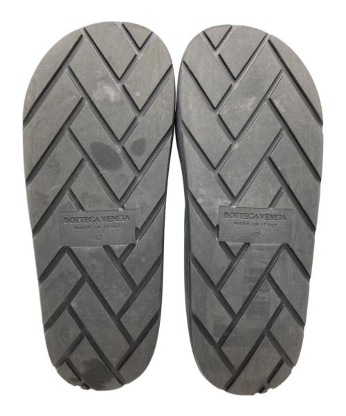 BOTTEGA VENETA（ボッテガベネタ）BOTTEGA VENETA (ボッテガベネタ) バンドスライドサンダル ブラック サイズ:SIZE 42の古着・服飾アイテム