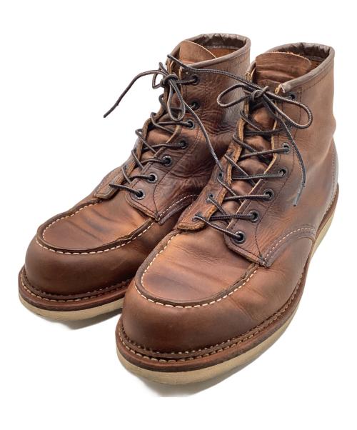 RED WING（レッドウィング）RED WING (レッドウィング) クラッシックモックトゥブーツ ブラウン サイズ:SIZE 29cmの古着・服飾アイテム