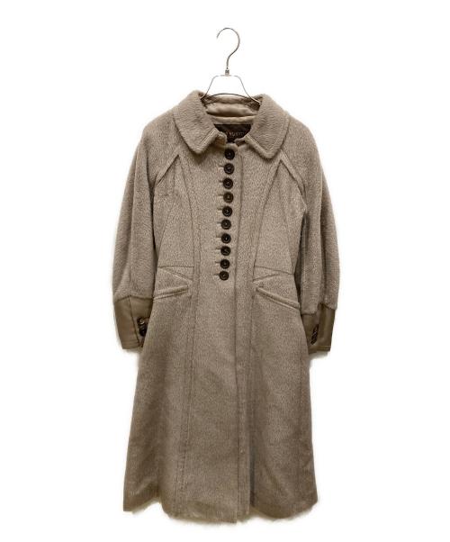 LOUIS VUITTON（ルイ ヴィトン）LOUIS VUITTON (ルイ ヴィトン) 10連ボタン ステンカラー ウールコート ベージュ サイズ:SIZE 36の古着・服飾アイテム