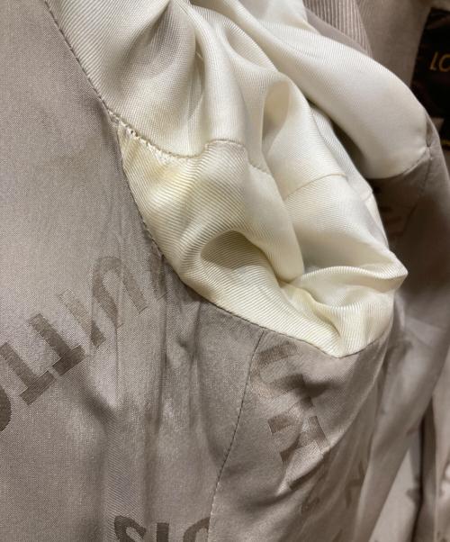 LOUIS VUITTON（ルイ ヴィトン）LOUIS VUITTON (ルイ ヴィトン) 10連ボタン ステンカラー ウールコート ベージュ サイズ:SIZE 36の古着・服飾アイテム