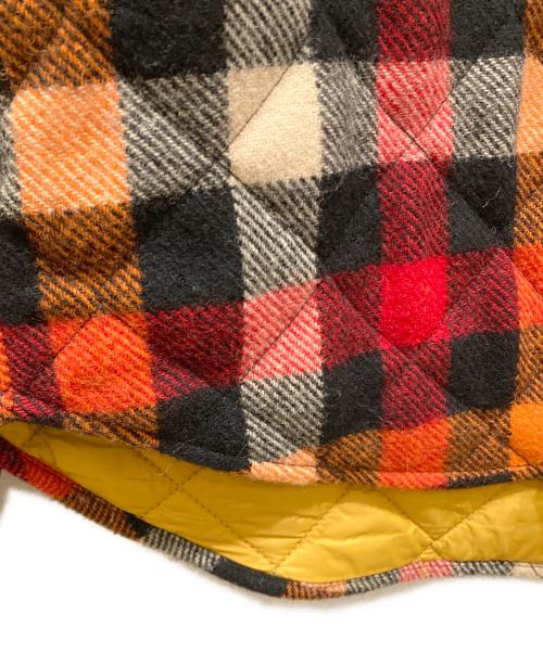 RRL（ダブルアールエル）RRL (ダブルアールエル) チェックドキルトオーバーシャツ レッド サイズ:Sの古着・服飾アイテム