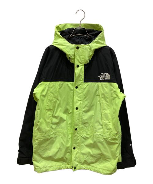 THE NORTH FACE（ザ ノース フェイス）THE NORTH FACE (ザ ノース フェイス) マウンテンライトジャケット ネオンイエロー×ブラック サイズ:SIZE XLの古着・服飾アイテム