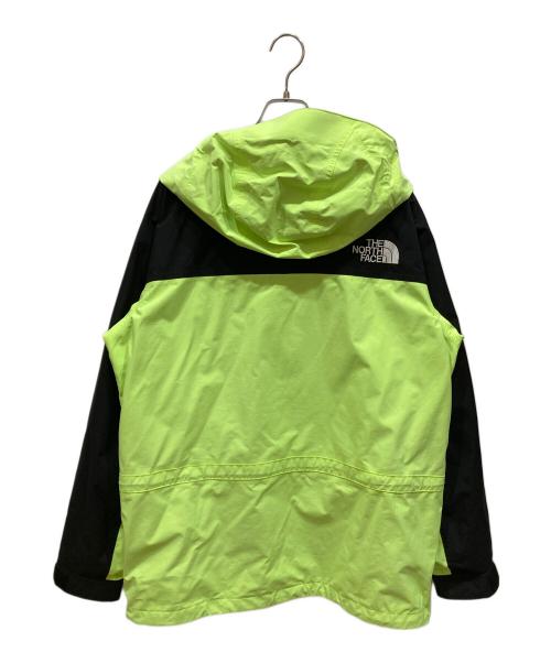 THE NORTH FACE（ザ ノース フェイス）THE NORTH FACE (ザ ノース フェイス) マウンテンライトジャケット ネオンイエロー×ブラック サイズ:SIZE XLの古着・服飾アイテム