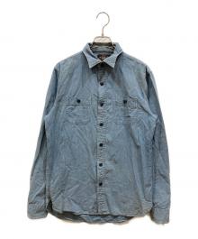 RRL（ダブルアールエル）の古着「インディゴデニムシャツ」｜インディゴ