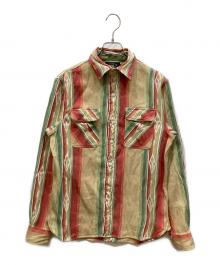 RRL（ダブルアールエル）の古着「ネイティブ柄シャツ」｜ベージュ