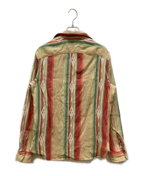 RRL（ダブルアールエル）RRL (ダブルアールエル) ネイティブ柄シャツ ベージュ サイズ:SIZE Sの古着・服飾アイテム