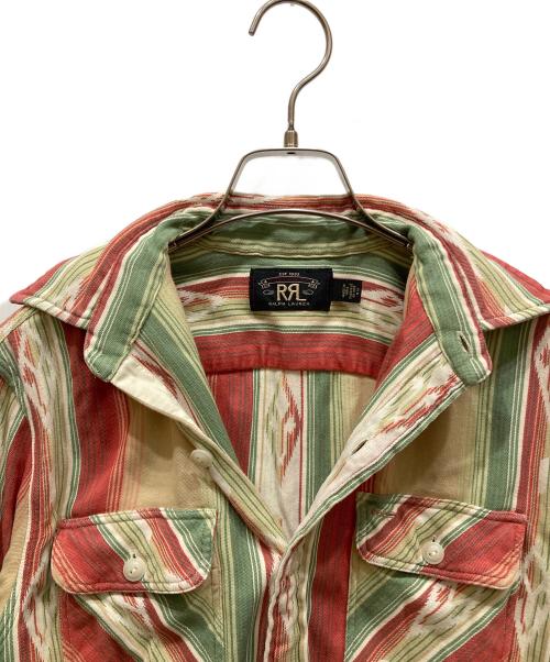 RRL（ダブルアールエル）RRL (ダブルアールエル) ネイティブ柄シャツ ベージュ サイズ:SIZE Sの古着・服飾アイテム